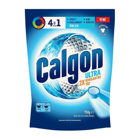 CALGON 4Ü1 ARADA ULTRA KONSANTRE TOZ KİREÇ ÖNLEYİCİ 750 GR