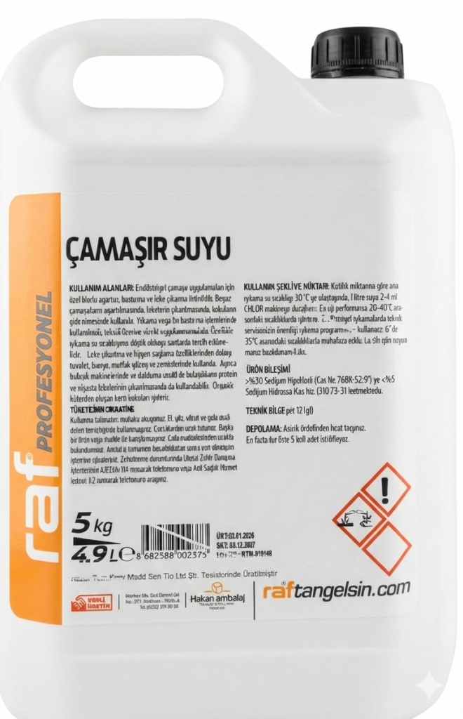CAMASIR SUYU RAF 5KG*4