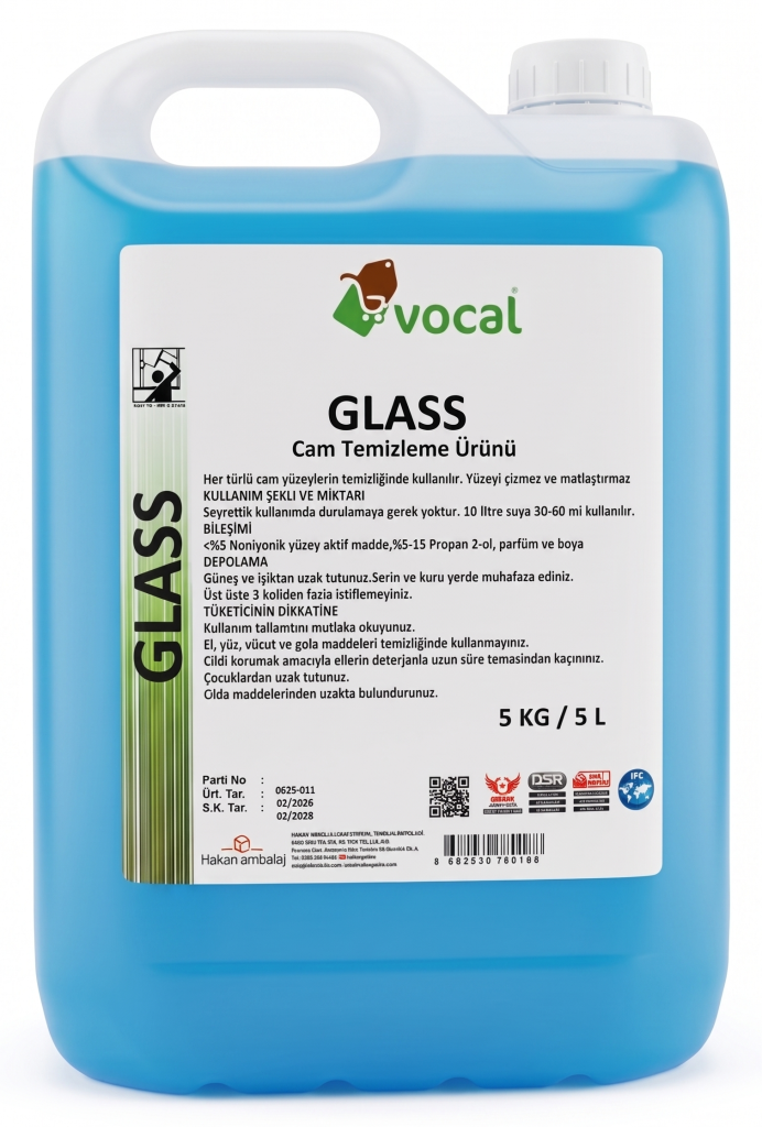 CAM TEMIZLEYICI VOCAL 5KG*4