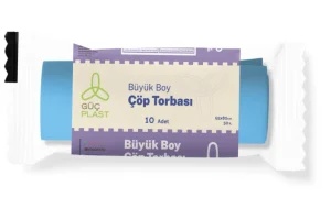 TORBA COP GUCPLAST 65*80CM MAVI 10*50