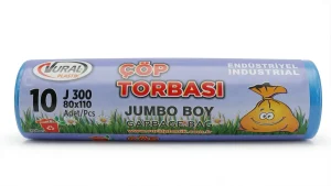 TORBA COP VURAL 80*110CM 300GR MAVI 10*20