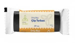 TORBA COP GUCPLAST 55*60CM SIYAH 20*50