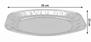 KASE ALUMINYUM TEPSI OVAL 1*100