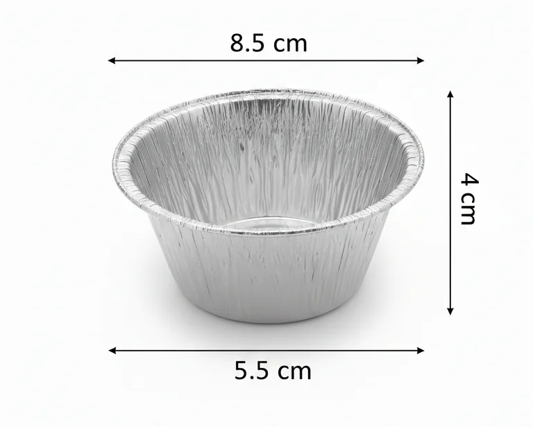 KASE ALUMINYUM KREM KARAMEL 100*50