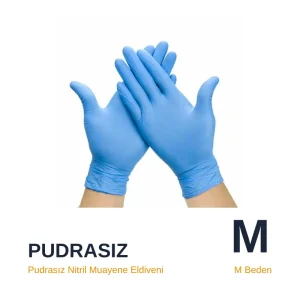 ELDIVEN NITRIL PUDRASIZ MAVI M 100*20