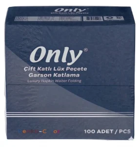 PECETE ONLY 33*33CM 1/8 LACIVERT 100*12