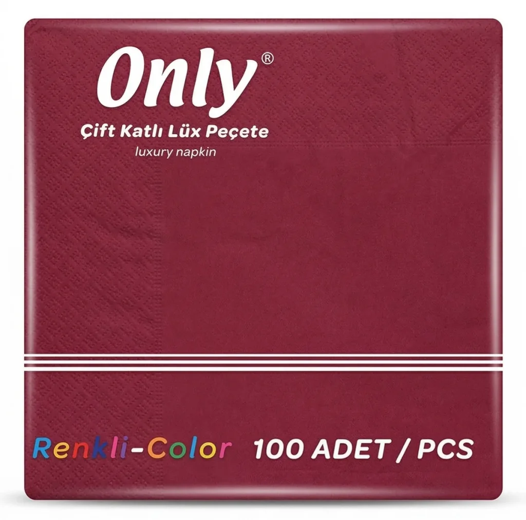 PECETE ONLY 40*40CM 1/4 BORDO 100*12